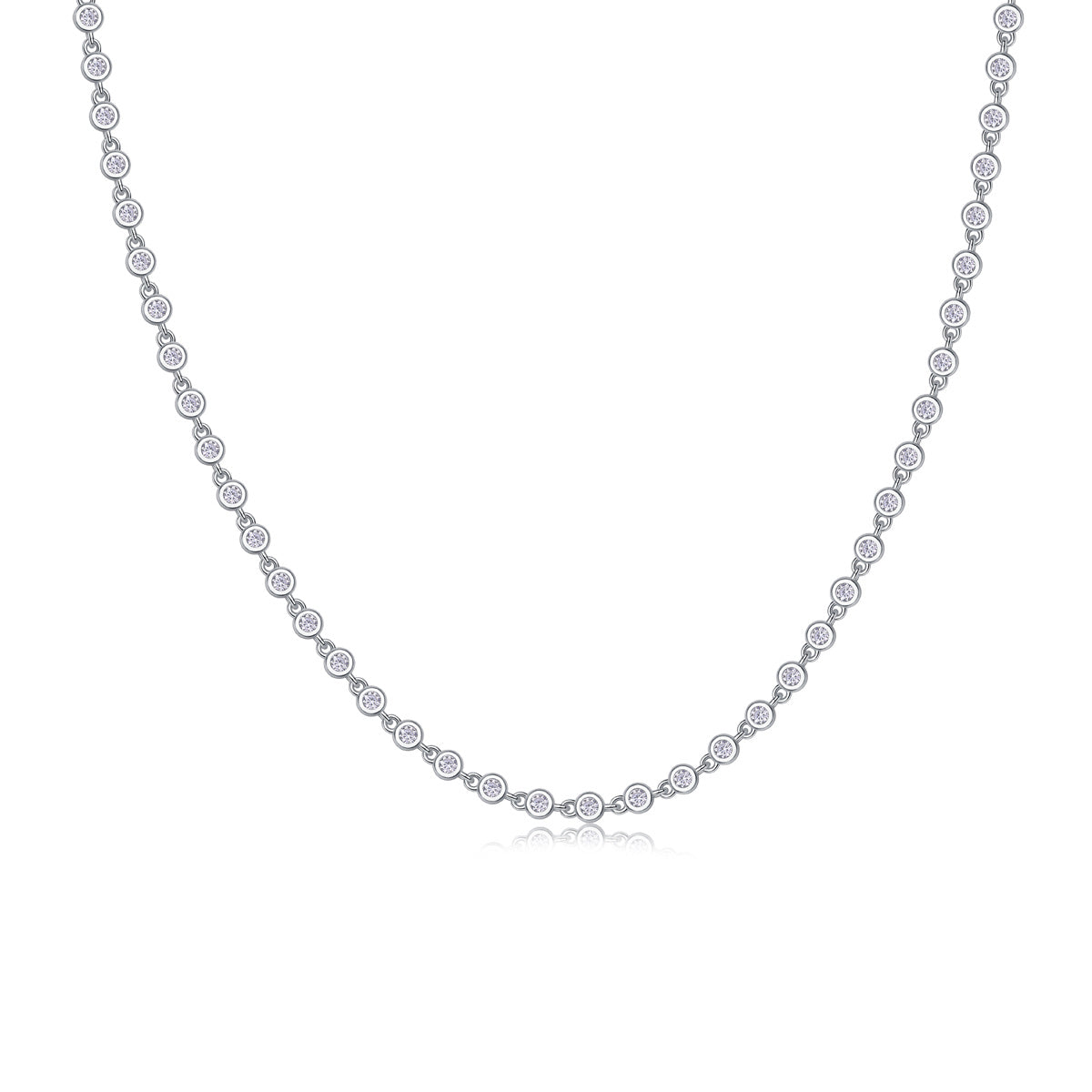 Heart-to-heart - A Fashionable And Luxurious Diamond Jewelry Pendant Set With Moissanite S925 Sterling Silver And Platinum Plating