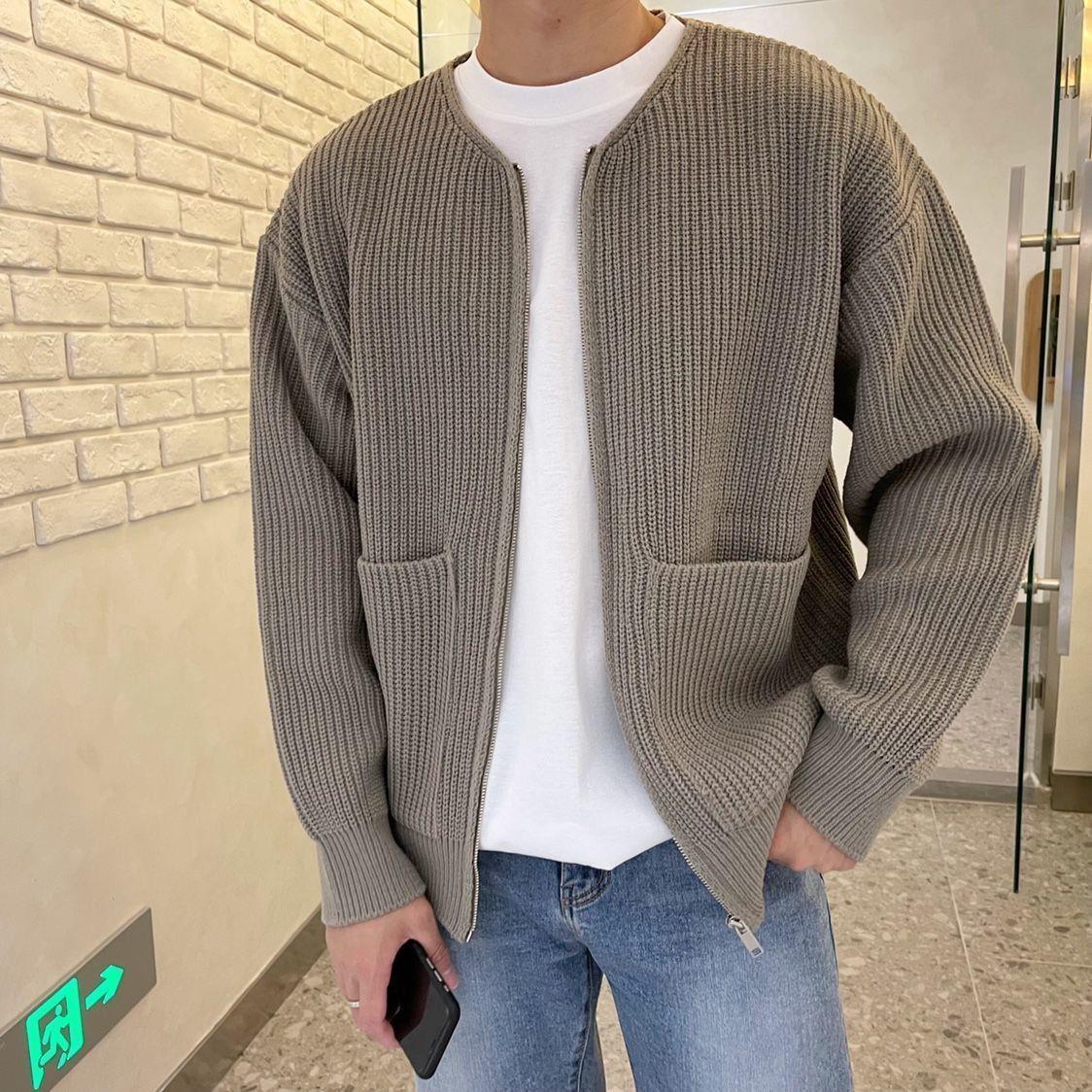 zip-up Cardigan